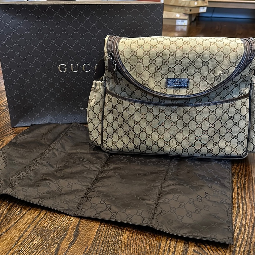 Gucci diaper bag